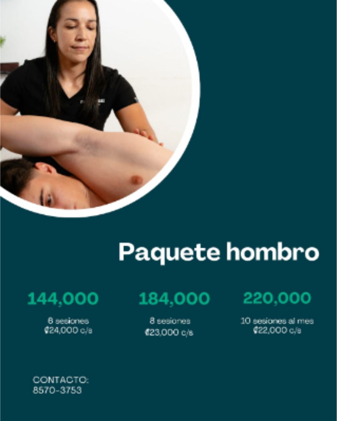 Paquete hombro fisioterapia